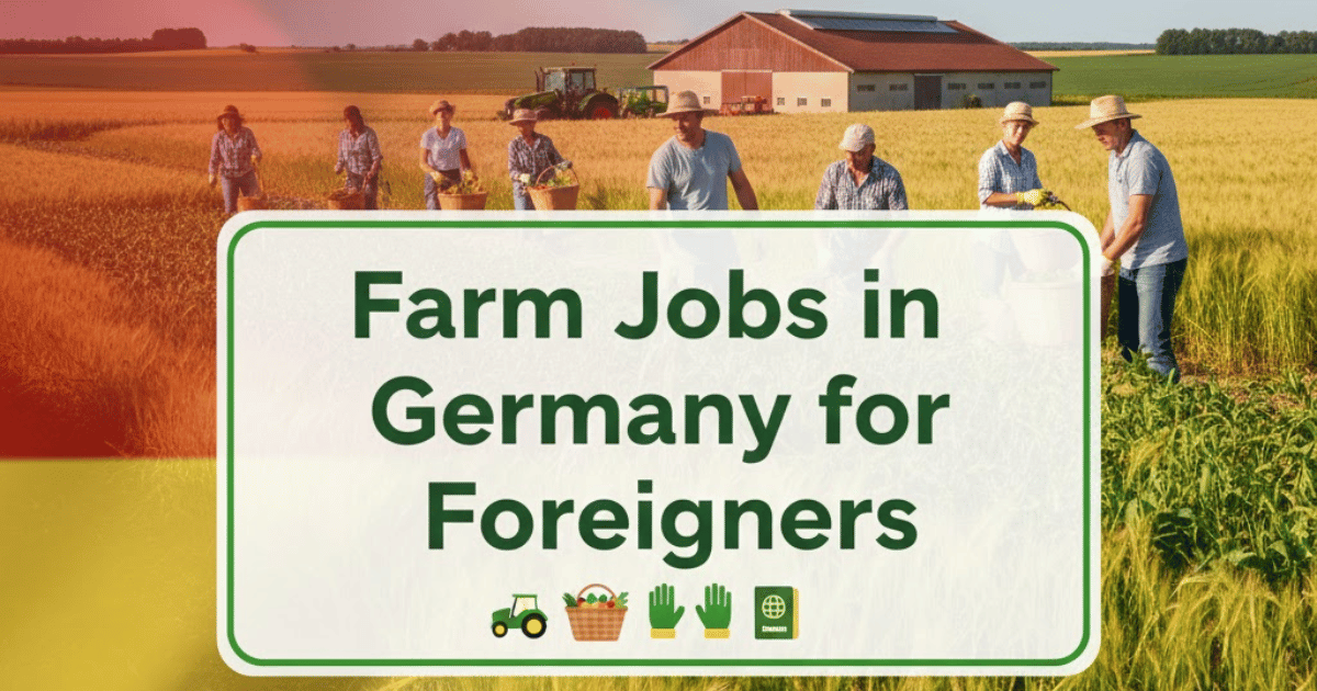 Farm Jobs in Germany for Foreigners with Visa Sponsorship 2026