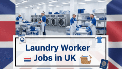 Laundry Worker Jobs in UK With Work Visa Sponsorship 2026