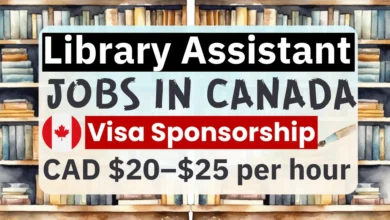 Library Assistant Jobs in Canada with Visa Sponsorship 2026
