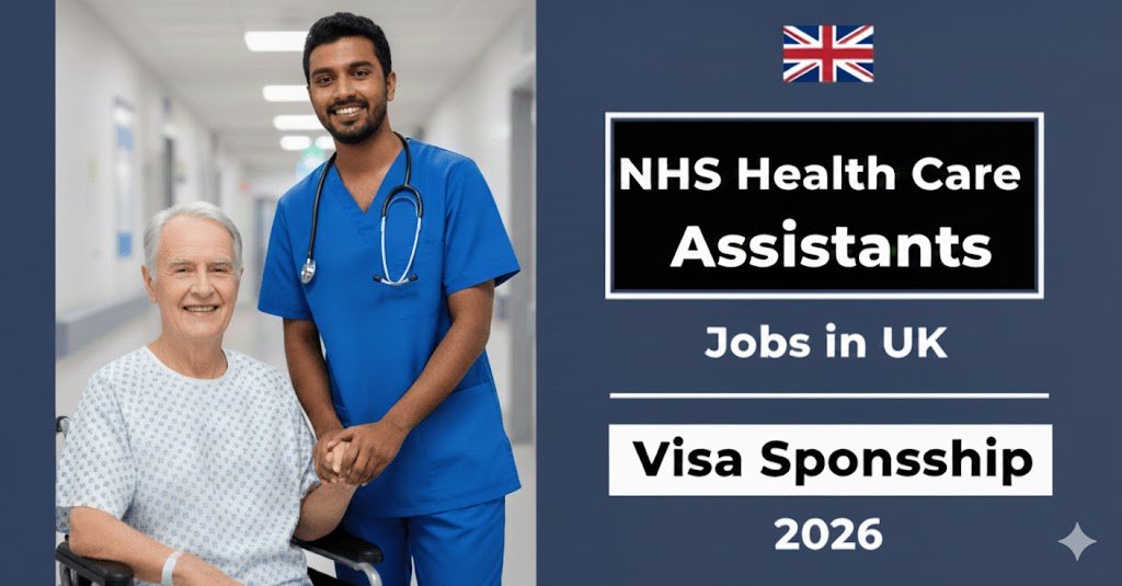 UK Nhs Health Care Assistants Jobs with Visa Sponsorship 2026
