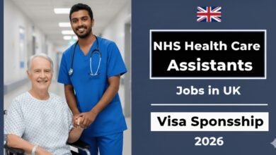 UK Nhs Health Care Assistants Jobs with Visa Sponsorship 2026