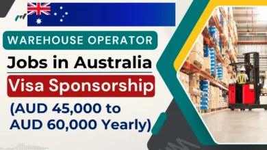 Warehouse Operator Jobs in Australia with Visa Sponsorship 2025 (AUD 45,000 to AUD 60,000 Yearly)
