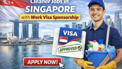 Cleaner Jobs in Singapore with Work Visa Sponsorship 2026