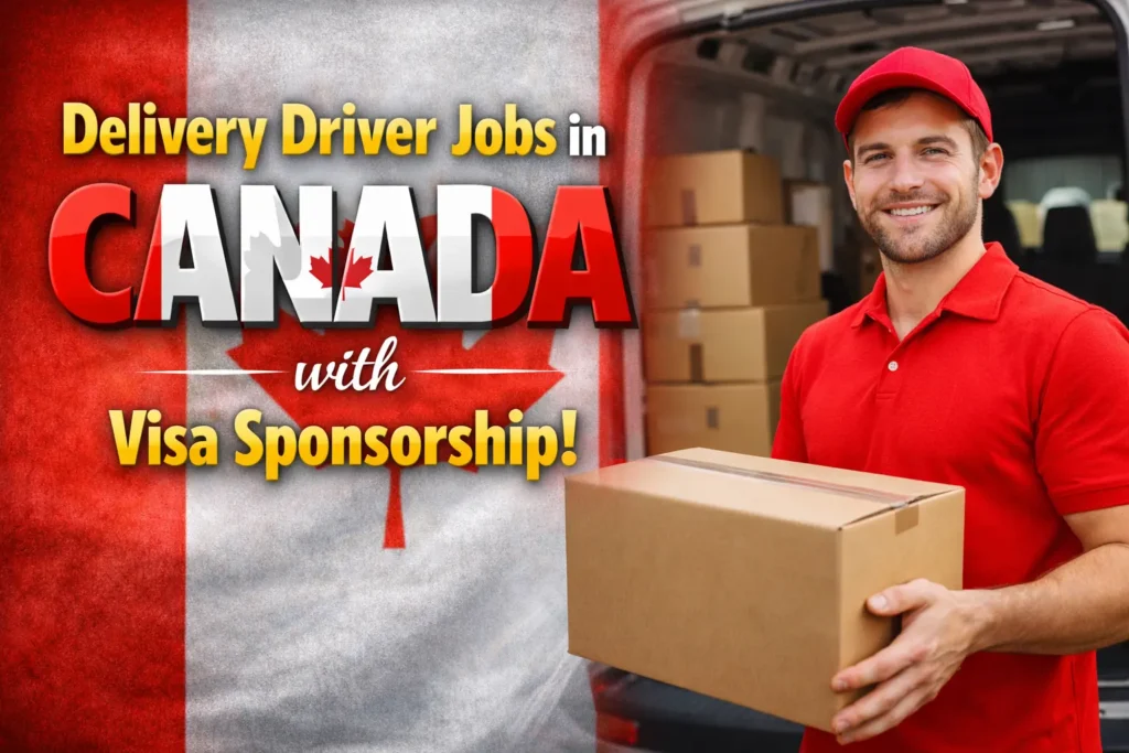 Delivery Driver Jobs in Canada with Visa Sponsorship 2026 (CAD $17 to $25 Hourly)