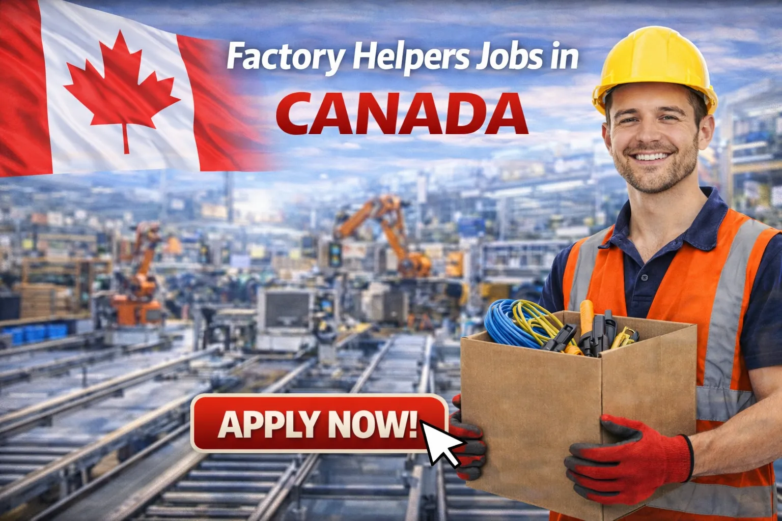 Factory Helpers Jobs in Canada for Foreigners 2026