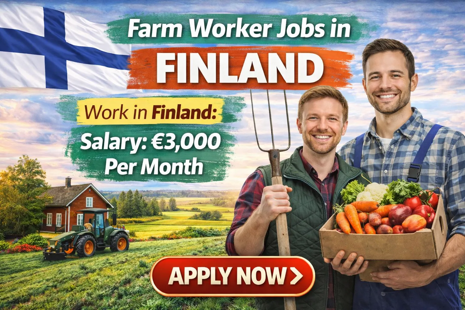 Farm Worker Jobs in Finland for Foreigners in 2026