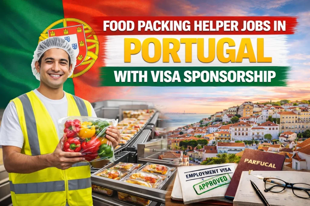 Food Packing Helper Jobs in Portugal with Visa Sponsorship 2026