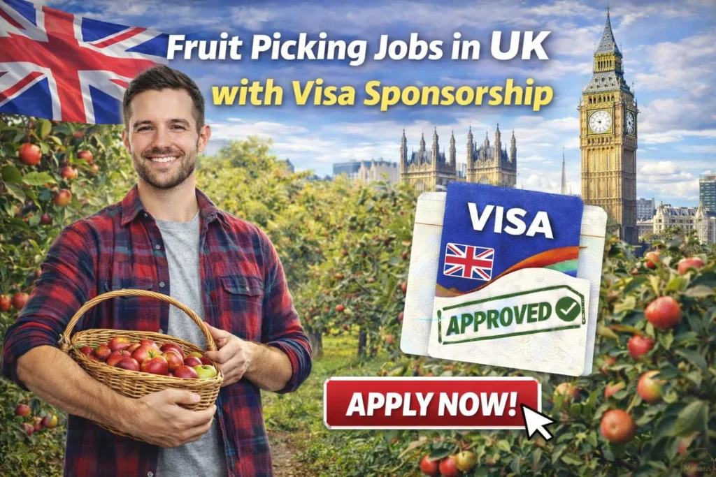 Fruit Picking Jobs in UK with Visa Sponsorship 2026