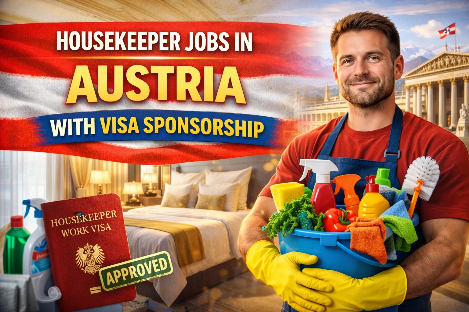 Housekeeper Jobs in Austria with Visa Sponsorship 2026