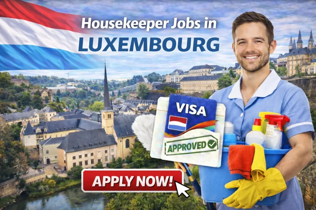 Housekeeper Jobs in Luxembourg with Visa Sponsorship 2026