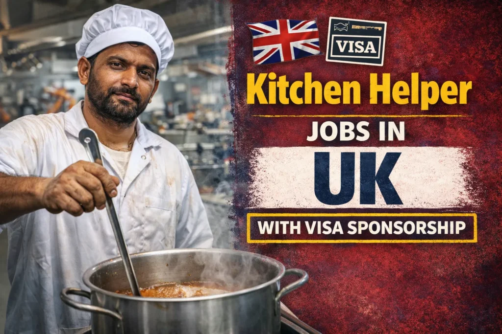 Kitchen Helper Jobs in UK with Visa Sponsorship 2026