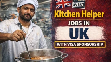 Kitchen Helper Jobs in UK with Visa Sponsorship 2026