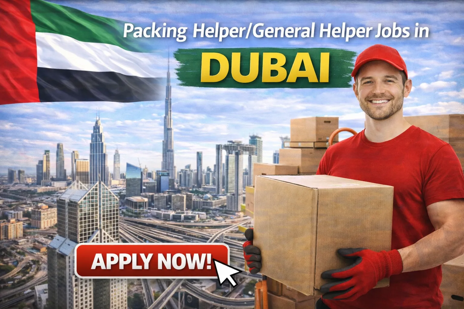 Packing Helper/General Helper Jobs in Dubai with Visa Sponsorship 2026