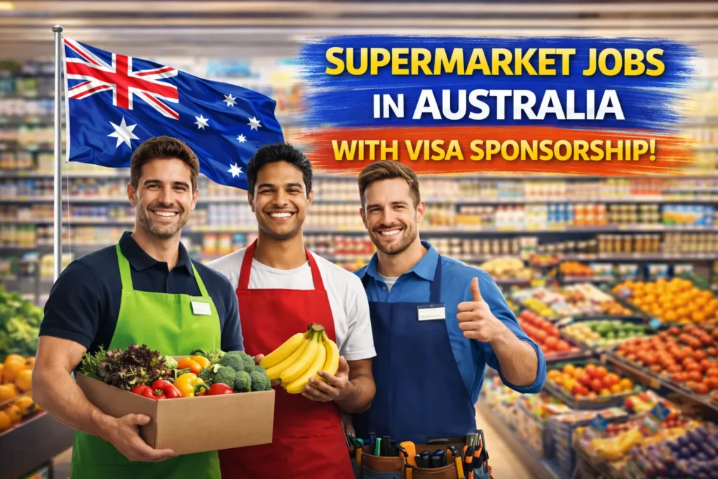 Supermarket Jobs in Australia with Visa Sponsorship 2026 ($50,000-$70,000 Yearly)