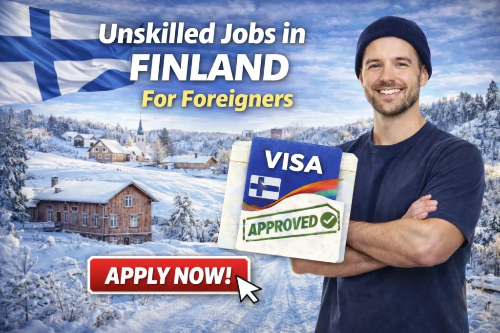 Unskilled Jobs in Finland For Foreigners with Visa Sponsorship 2026