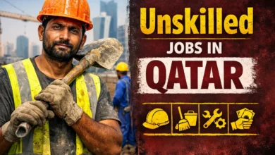 Unskilled Jobs in Qatar With Visa Sponsorship 2026 (QAR 900 – 1,500 Per Month)