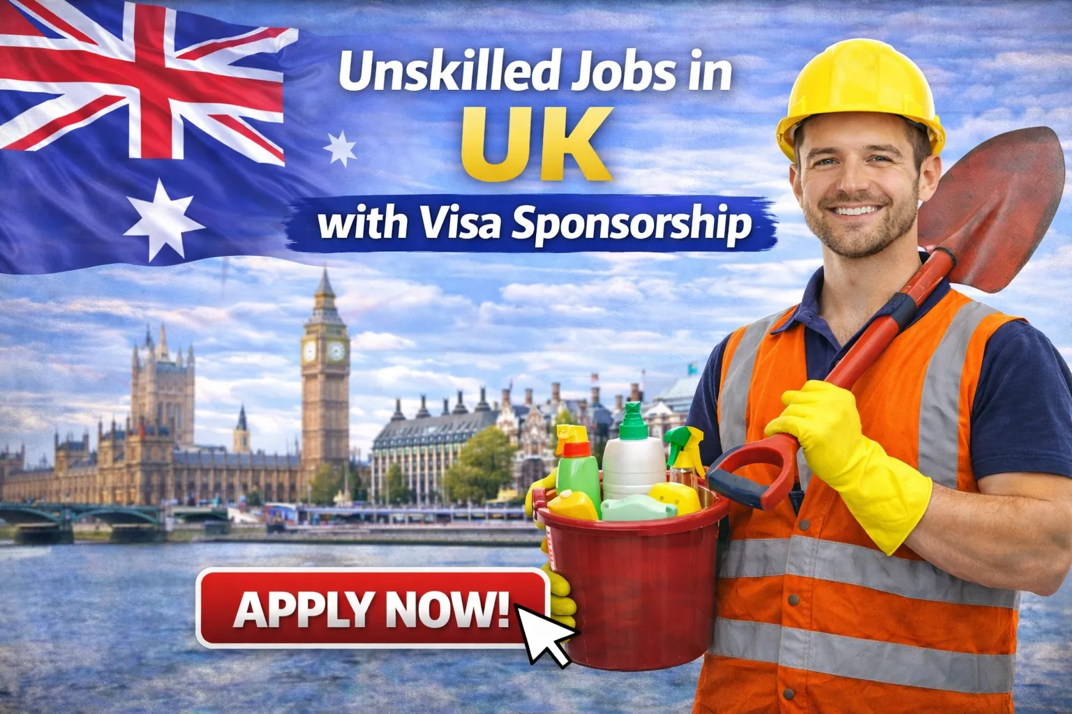 Unskilled Jobs in UK with Visa Sponsorship 2026