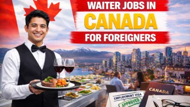 Waiter Jobs in Canada for Foreigners with Visa Sponsorship 2026