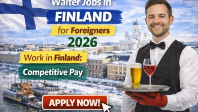 Waiter Jobs in Finland for Foreigners 2026: Apply Now
