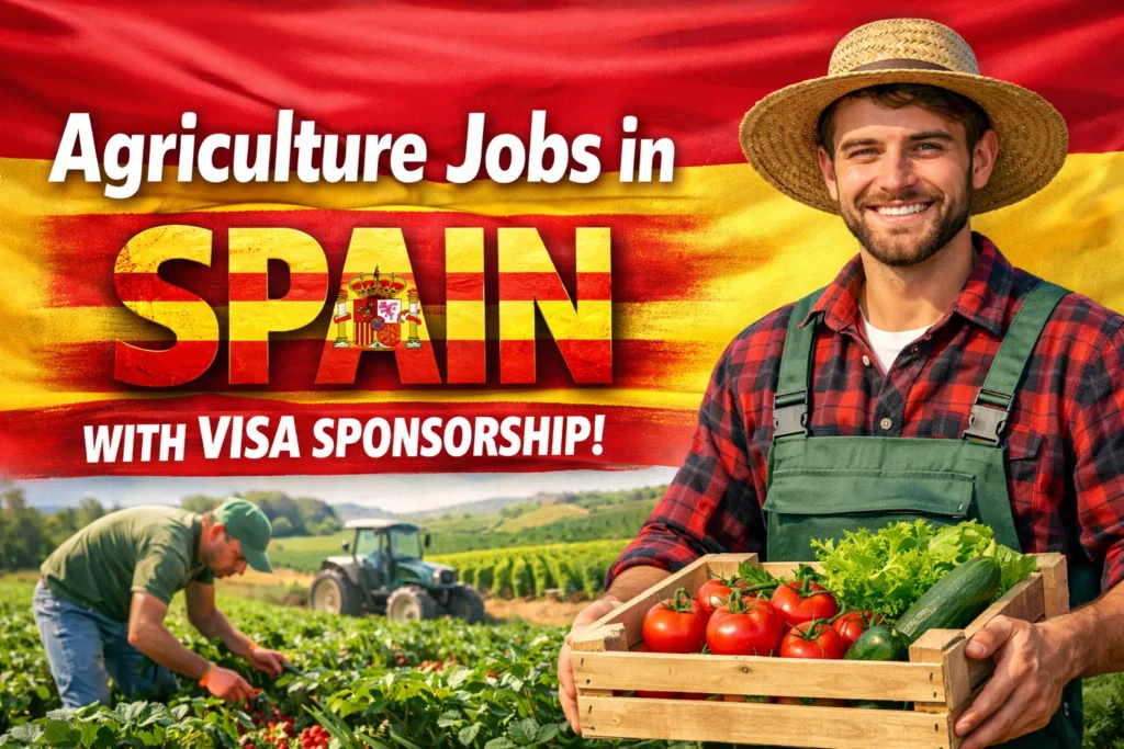 Agriculture Jobs in Spain with Visa Sponsorship 2026