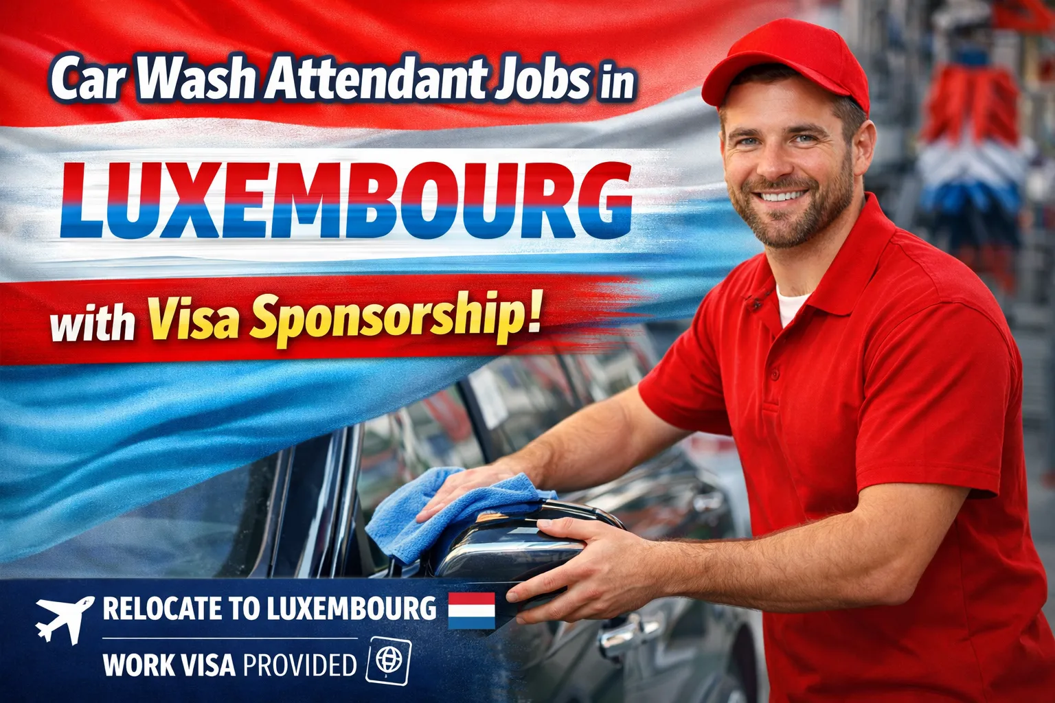 Car Wash Attendant Jobs in Luxembourg with Visa Sponsorship 2026