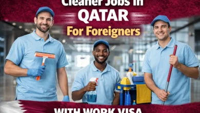 Cleaner Jobs in Qatar For Foreigners with Work Visa 2026