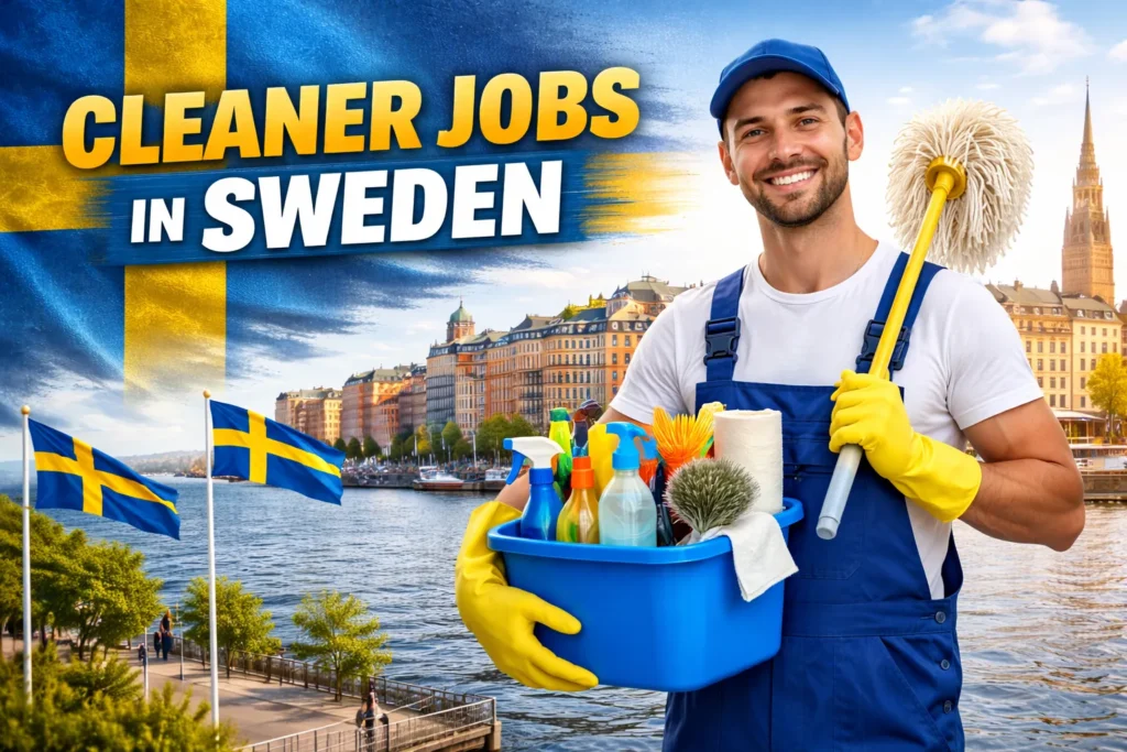 Cleaner Jobs in Sweden with Visa Sponsorship for Foreigners 2026