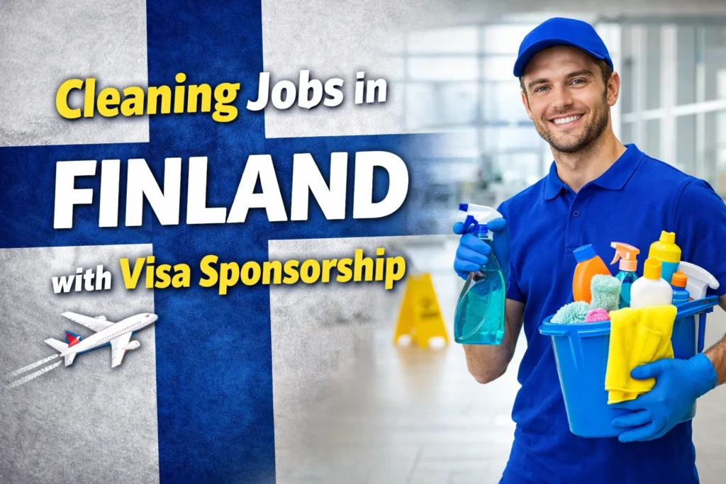 Cleaning Jobs in Finland with Visa Sponsorship 2026