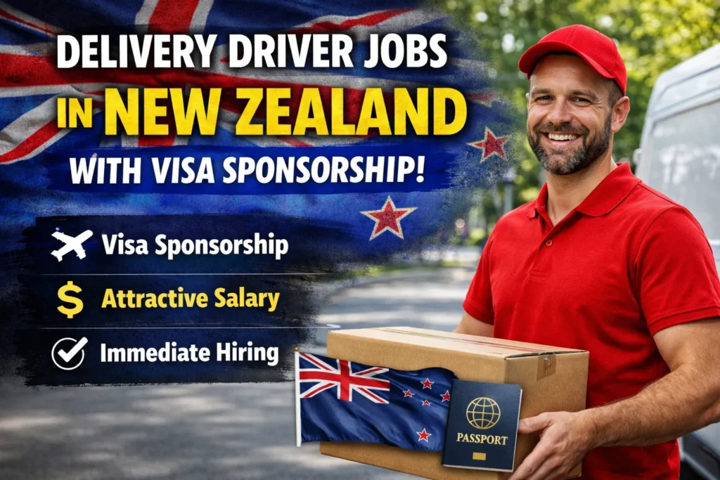 Delivery Driver Jobs in New Zealand with Visa Sponsorship 2026