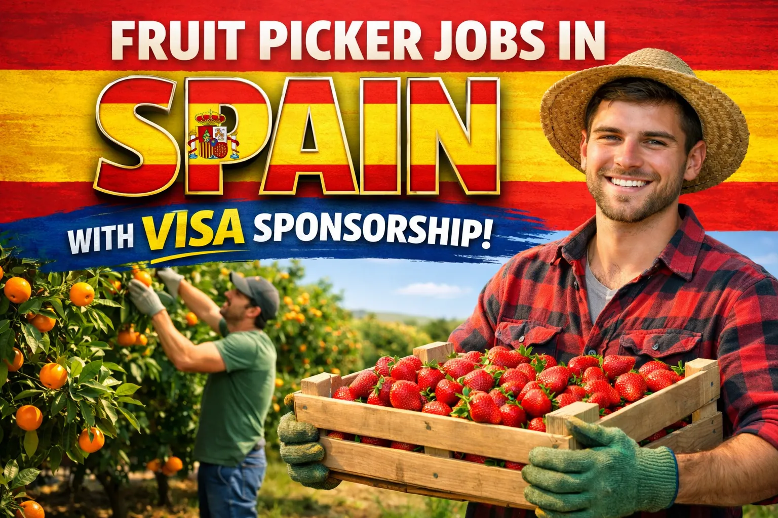Fruit Picker Jobs in Spain with Visa Sponsorship 2026