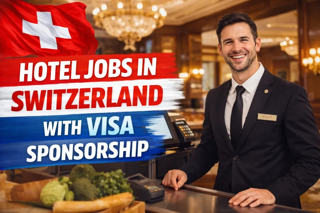 Hotel Jobs in Switzerland with Visa Sponsorship 2026