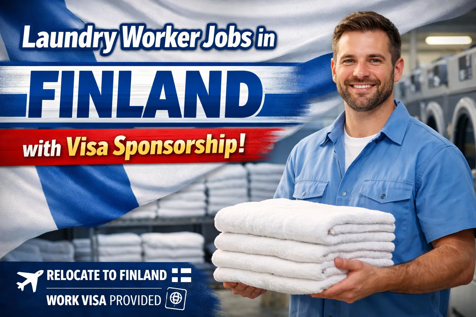 Laundry Worker Jobs in Finland with Visa Sponsorship 2026