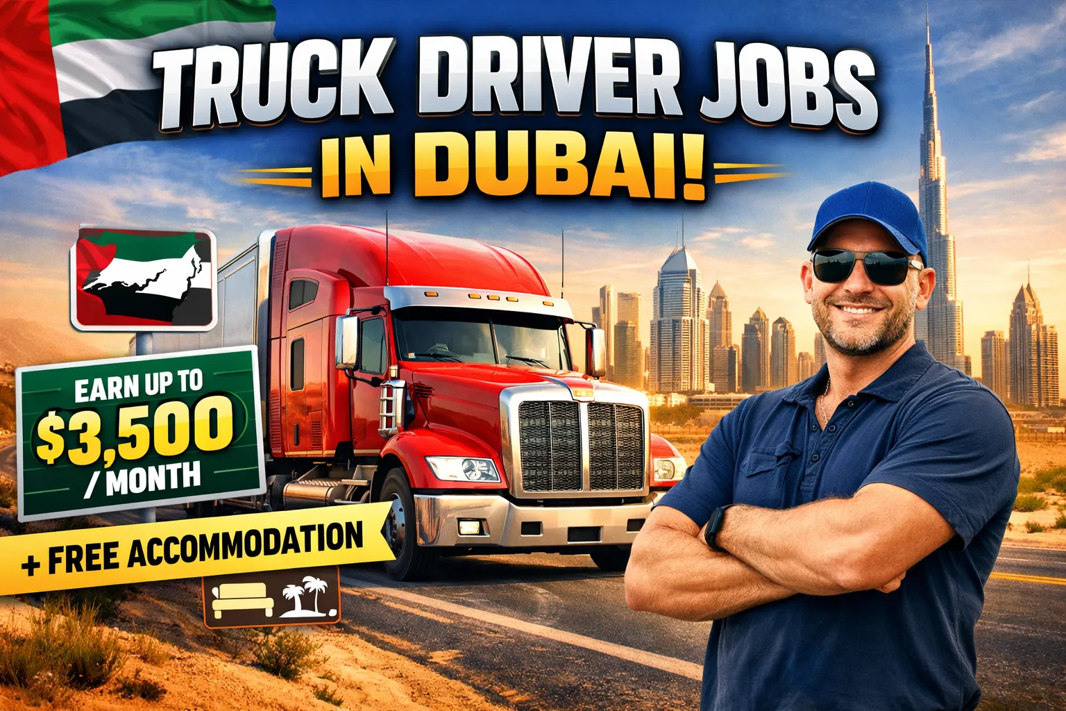 Truck Driver Jobs in Dubai with Visa Sponsorship 2026
