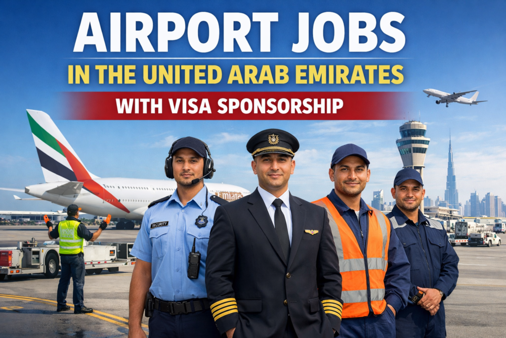 Airport Jobs in the United Arab Emirates with Visa Sponsorship 2026