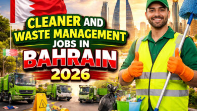 Cleaner and Waste Management Jobs in Bahrain 2026