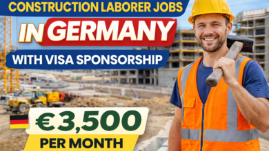 Construction Laborer Jobs in Germany with Visa Sponsorship