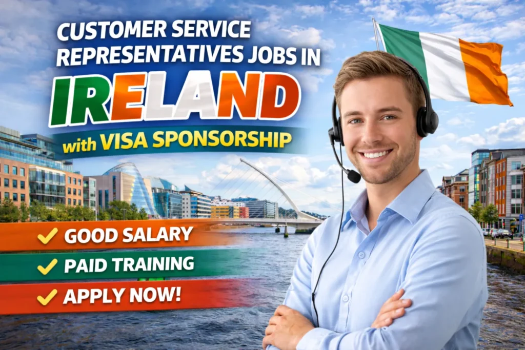 Customer Service Representative Jobs in Ireland with Visa Sponsorship 2026