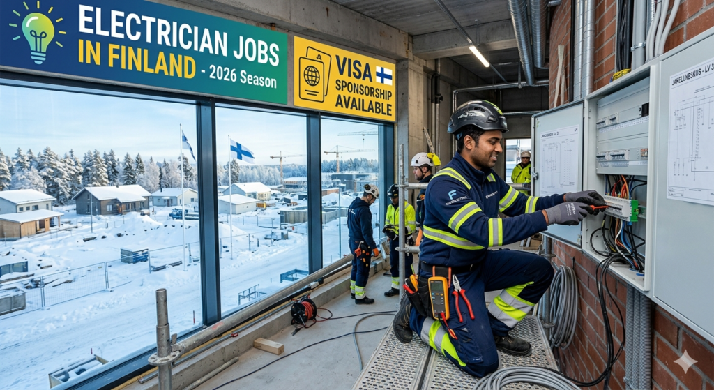 Electrician Jobs in Finland with Visa Sponsorship 2026