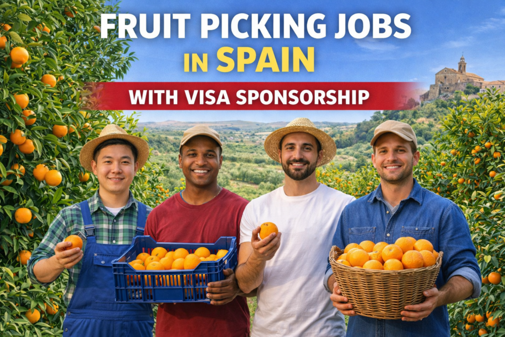Fruit Picking Jobs in Spain with Visa Sponsorship 2026