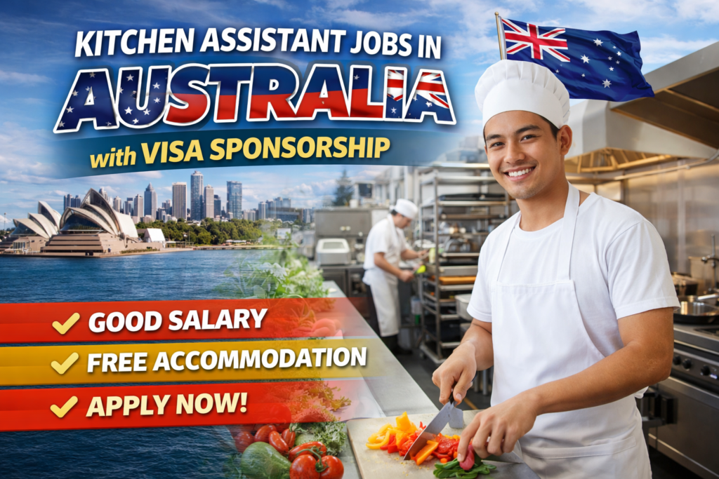 Kitchen Assistant Jobs in Australia with Visa Sponsorship 2026