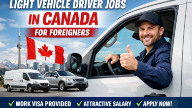 Light Vehicle Driver Jobs in Canada for Foreigners 2026