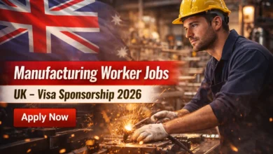Manufacturing Worker Jobs in UK for Foreigners 2026