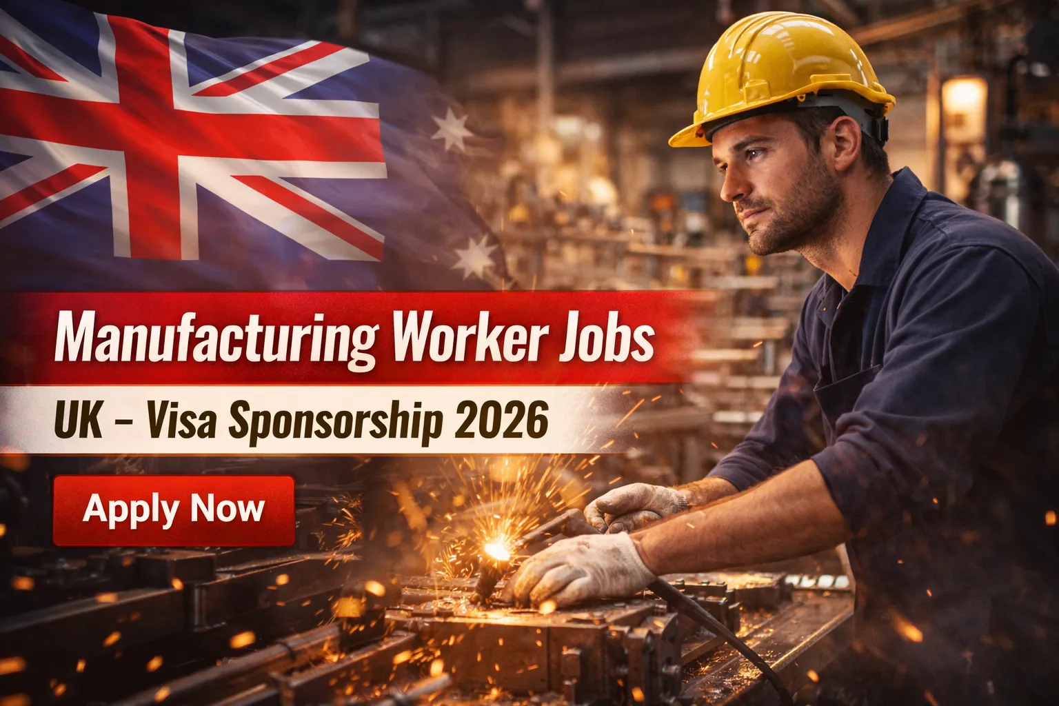 Manufacturing Worker Jobs in UK for Foreigners 2026