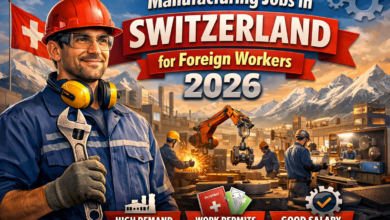Manufacturing Jobs in Switzerland for Foreign Workers 2026
