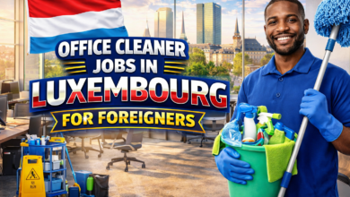 Office Cleaner Jobs in Luxembourg for Foreigners