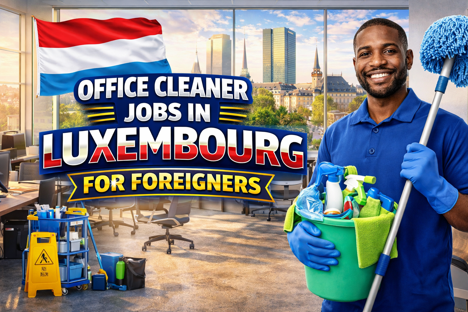 Office Cleaner Jobs in Luxembourg for Foreigners
