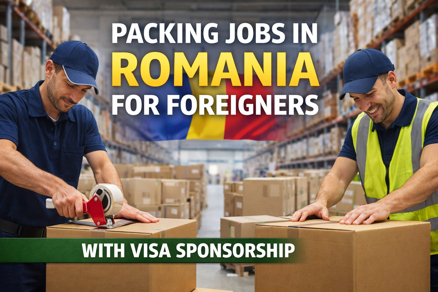 Packing Jobs in Romania for Foreigners with Visa Sponsorship