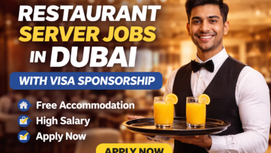 Restaurant Server Jobs in Dubai with Visa Sponsorship 2026