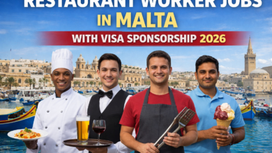 Restaurant Worker Jobs in Malta with Visa Sponsorship 2026