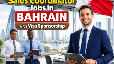 Sales Coordinator Jobs in Bahrain with Visa Sponsorship